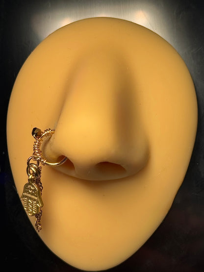 Karma Spark Nose Hoop Set