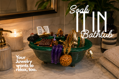 The Soak it In Tub Jewelry Holder