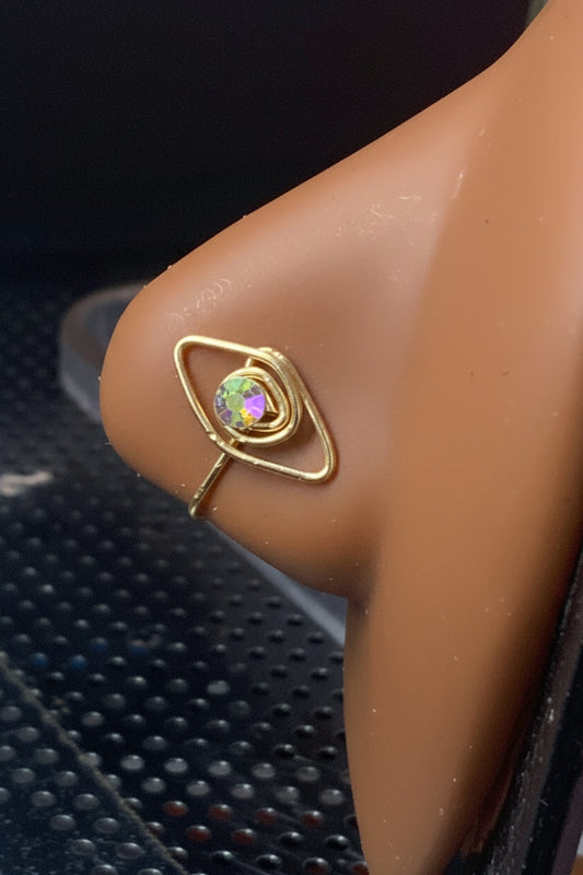 Crystal Eye Nose Cuff