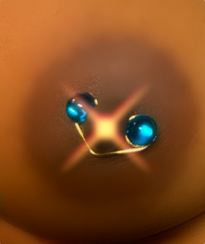 Faux Nipple Ring Set
